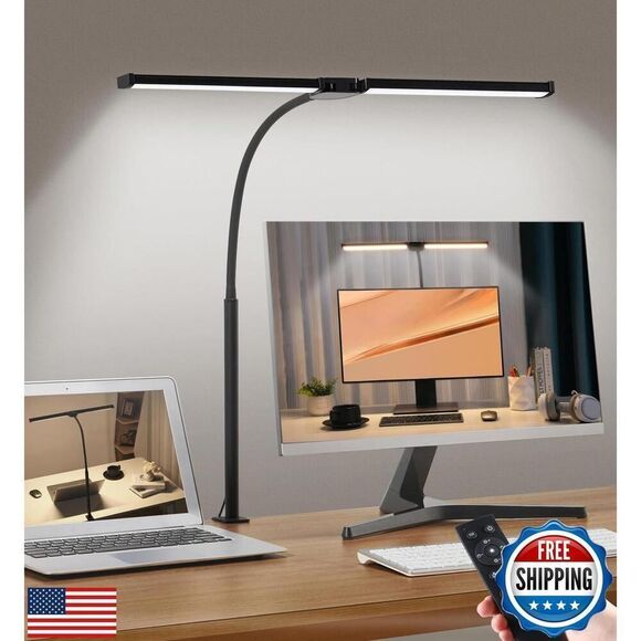 Led Desk Lamp for Home Office Eye-Care Architect Light with Clamp - Picture 1 of 5